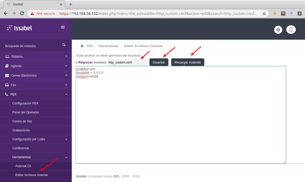 Asterisk Rest Interface (ARI) en Issabel – Juan Oliva