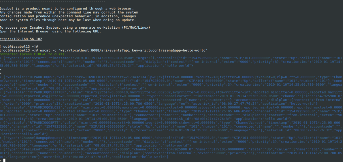 Asterisk Rest Interface (ARI) en Issabel – Juan Oliva